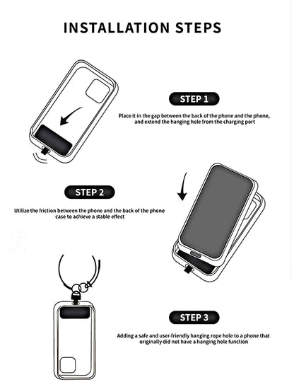 1pc Minimalist Adjustable Short Strap Buckle Lanyard, Phone Lanyard, Water Bottle Holder, Key Chain, Wrist Strap With Pad