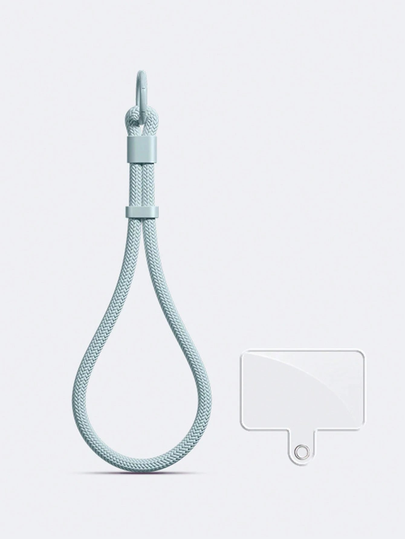 1pc Minimalist Adjustable Short Strap Buckle Lanyard, Phone Lanyard, Water Bottle Holder, Key Chain, Wrist Strap With Pad