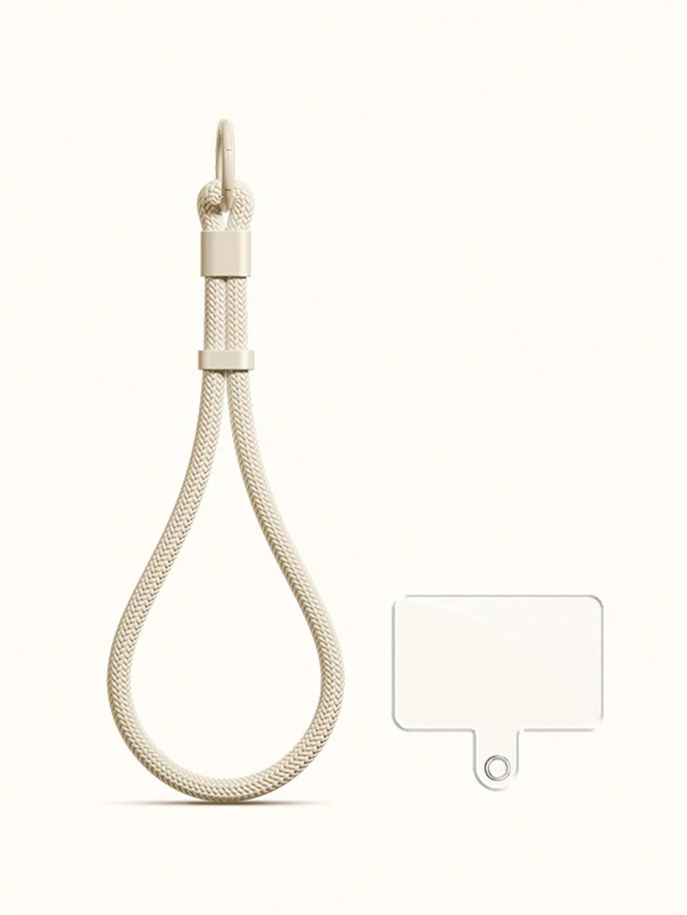 1pc Minimalist Adjustable Short Strap Buckle Lanyard, Phone Lanyard, Water Bottle Holder, Key Chain, Wrist Strap With Pad