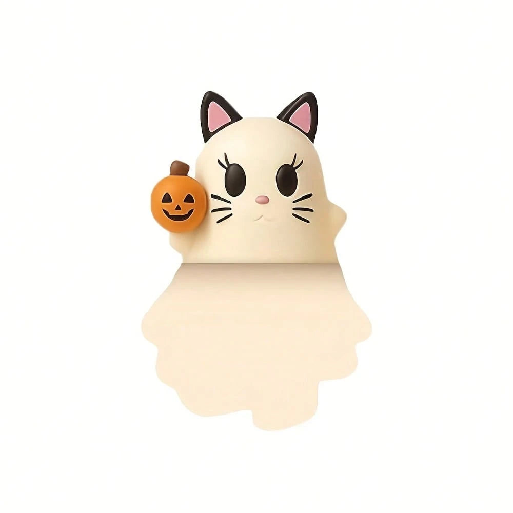 1pc Minimalist Cute Halloween Ghostees Phone Decoration Peel-And-Stick Design Durable Universal Fit Fun Desktop Accessory For All Phones Men Women Teens Mother's Day 2026 Gift For Mom