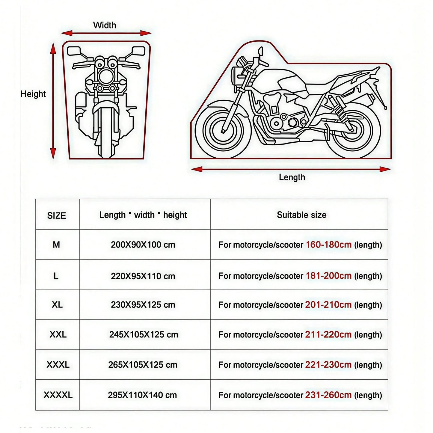 1pc Motorcycle Cover Waterproof Outdoor Scooter UV Protector Dust Rain Cover For Vespa LX LXV Sprint GTS GTV 50 150 250 300 300ie