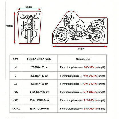 1pc Motorcycle Cover Waterproof Outdoor Scooter UV Protector Dust Rain Cover For Vespa LX LXV Sprint GTS GTV 50 150 250 300 300ie