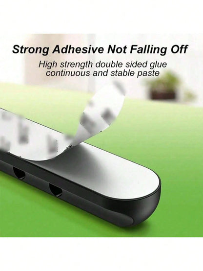 1pc Multi-Slot Cable Management Clip, Silicone Desk Cable Organizer, Adhesive Desk Cord Management Holder - Suitable For Desk, Home, Office And Car Cable Management System - Nightstand Wire Rack Acces
