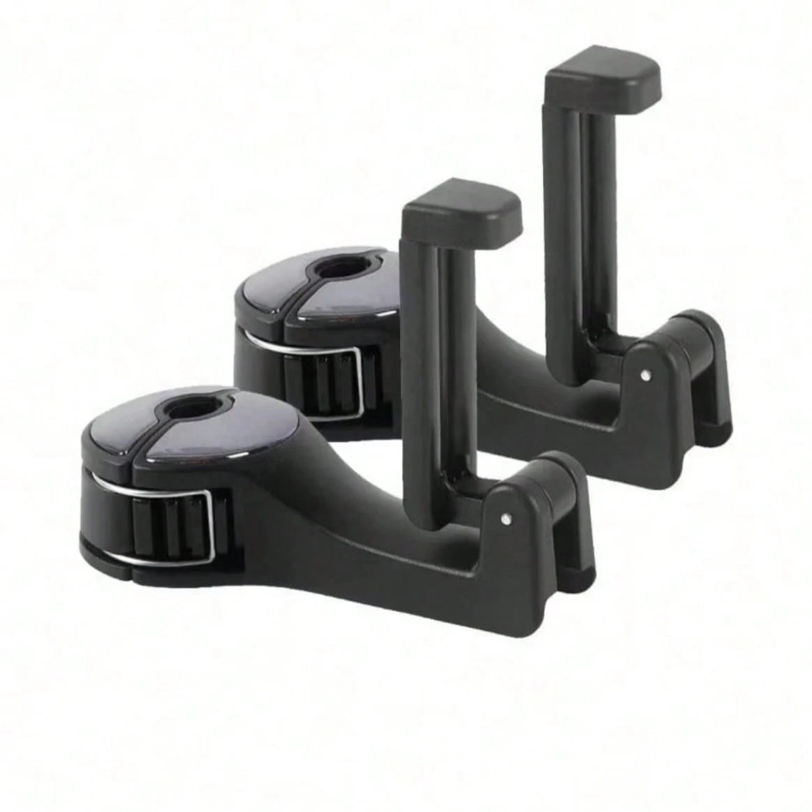 1pc Multifunctional 2-In-1 Car Hook- Hidden Backseat Headrest Hook And Lockable Phone Holder