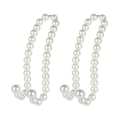 1pc New Car Hook Pearl Bow Pendant, New Back Seat Backrest Suspension, Strong Load-Bearing Capacity Car Hook