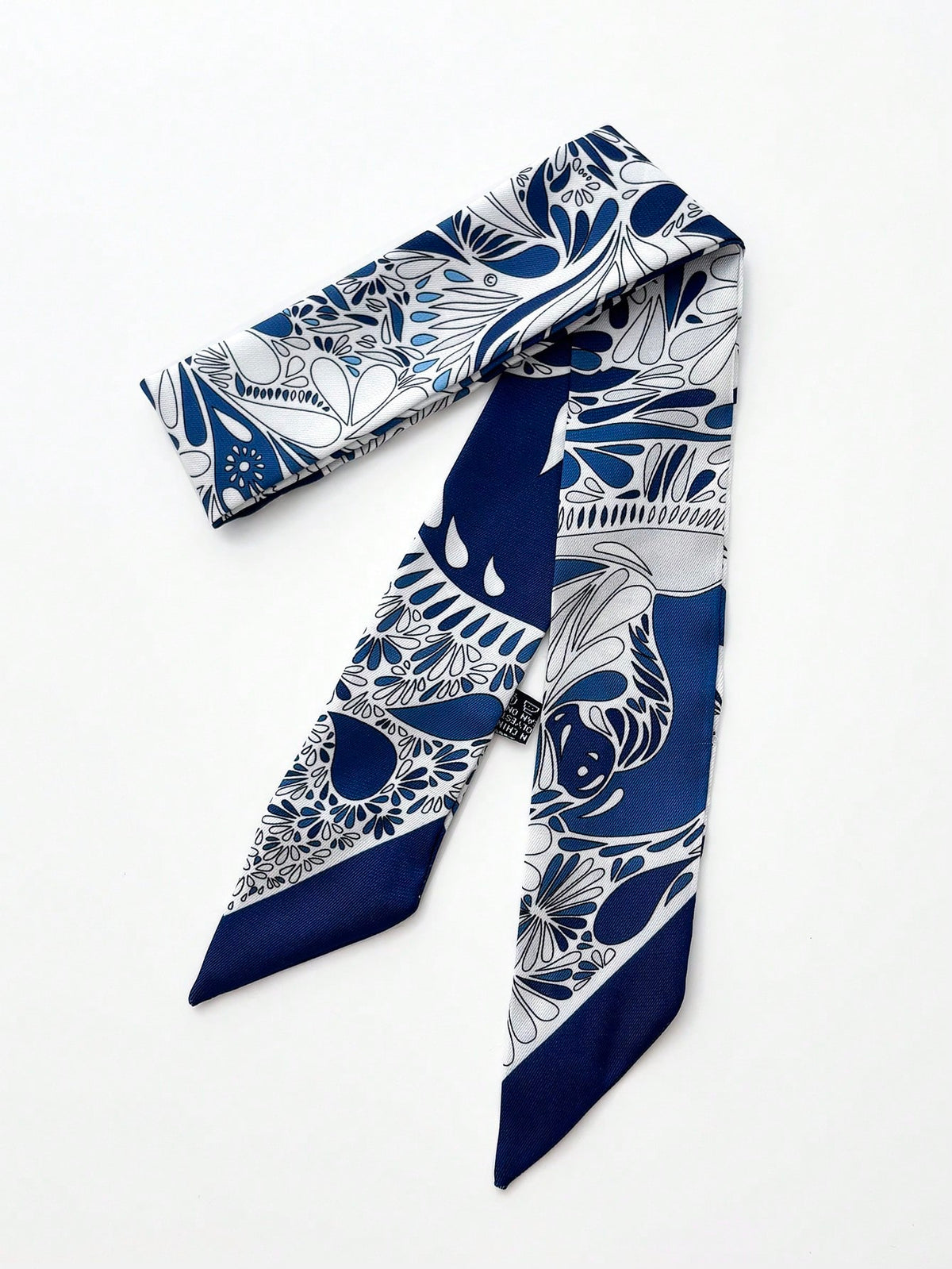 1pc New Cashew-Shaped Women Scarf, Versatile For Tying Bag Handles, Headband, Neckerchief For Dress