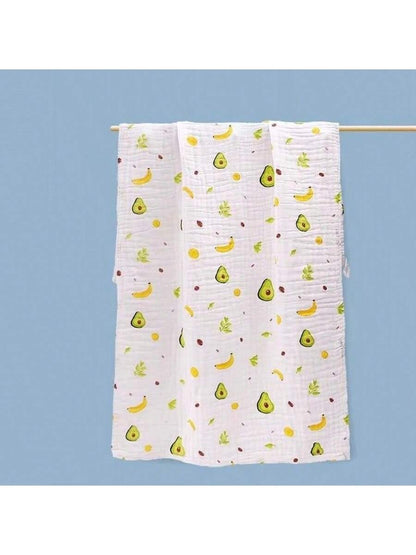 1pc Newborn Baby Swaddle Blanket, Thin Gauze Bath Towel For Infant Toddler Boy Girl, Swaddle Wrap & Baby Blanket