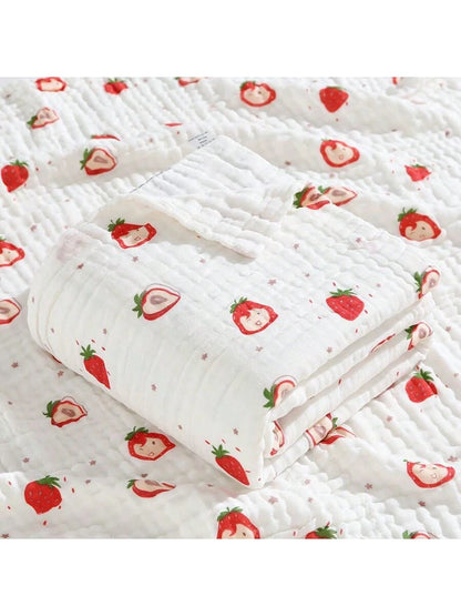 1pc Newborn Baby Swaddle Blanket, Thin Gauze Bath Towel For Infant Toddler Boy Girl, Swaddle Wrap & Baby Blanket