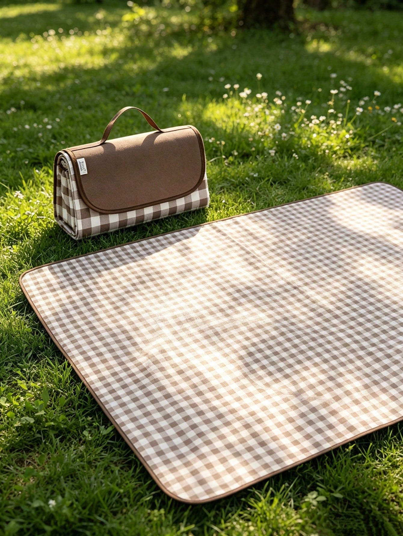 1pc Oxford Cloth Picnic Mat For Outdoor Camping, Beach, Moisture-Proof, Waterproof, Dust-Proof, Scratch-Resistant, And Easy To Clean., Picnic Blanket
