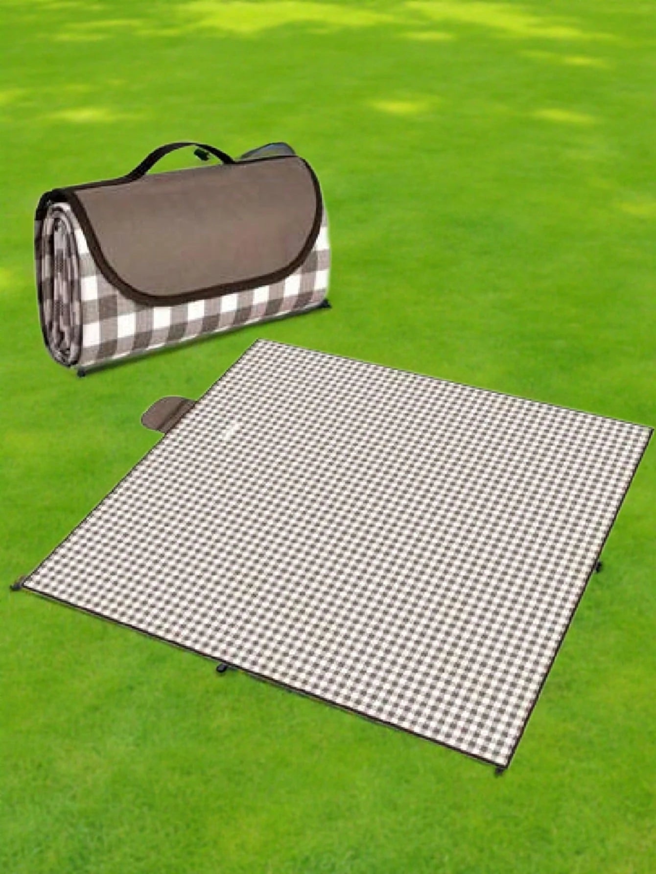 1pc Oxford Cloth Picnic Mat For Outdoor Camping, Beach, Moisture-Proof, Waterproof, Dust-Proof, Scratch-Resistant, And Easy To Clean., Picnic Blanket