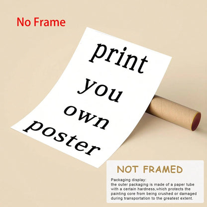 1pc Personalized Canvas Printing For Family Photos- Ideal Gift For Weddings, Anniversaries, And Home Decor, Optional Frame,Warm Ambience,Forever Love, Mother's Day Gift, Room Decor, Aesthetic Home