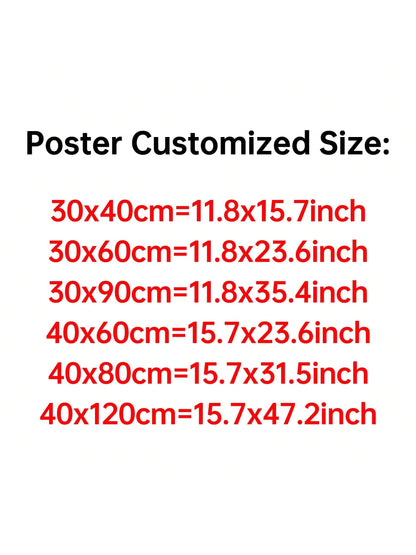 1pc Personalized Canvas Printing For Family Photos- Ideal Gift For Weddings, Anniversaries, And Home Decor, Optional Frame,Warm Ambience,Forever Love, Mother's Day Gift, Room Decor, Aesthetic Home