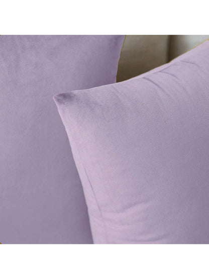 1pc Plain Cushion Cover Without Filler, Striped Velvet Square Pillowcase For Sofa, Home Decor