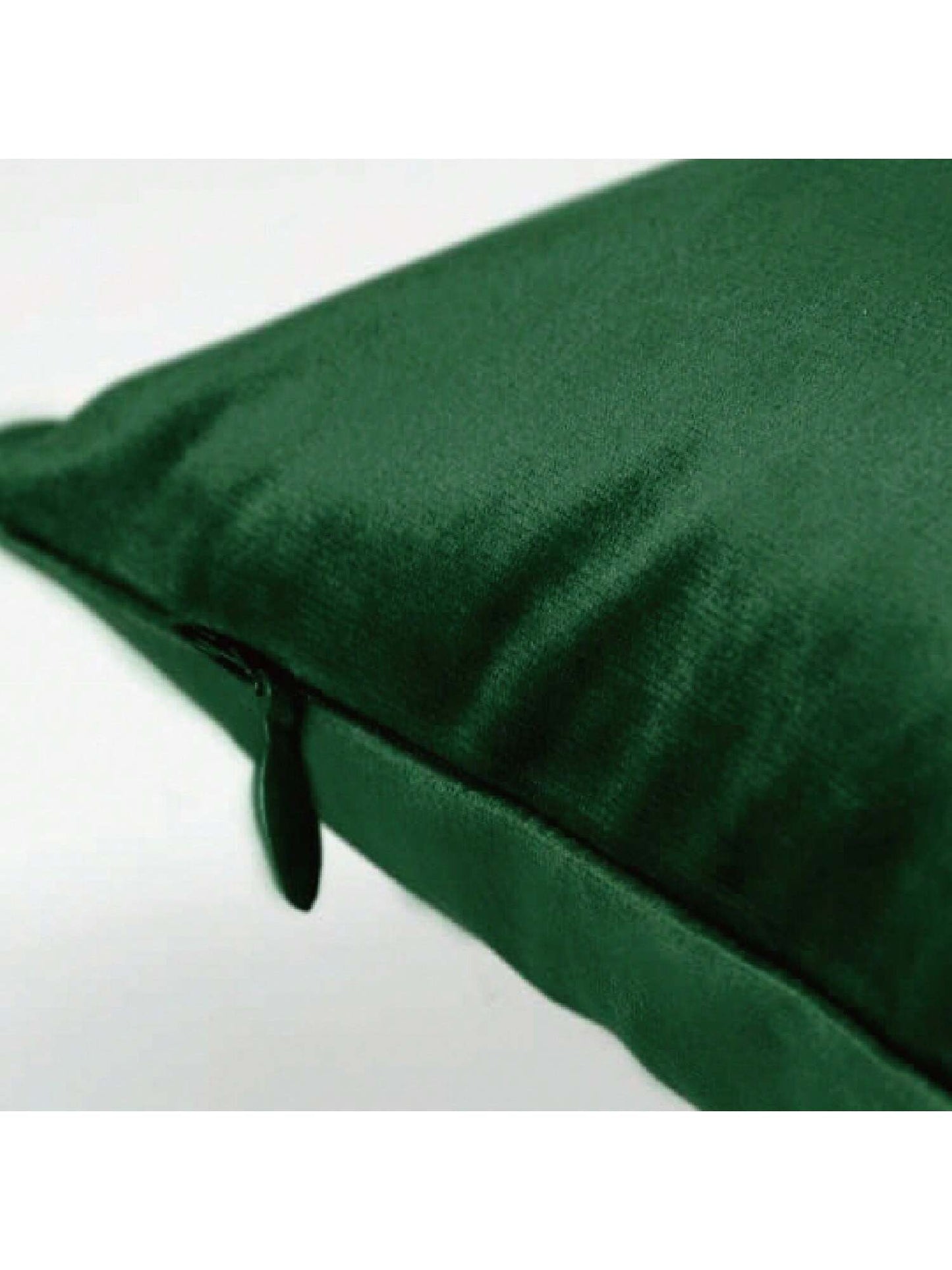 1pc Plain Cushion Cover Without Filler, Striped Velvet Square Pillowcase For Sofa, Home Decor