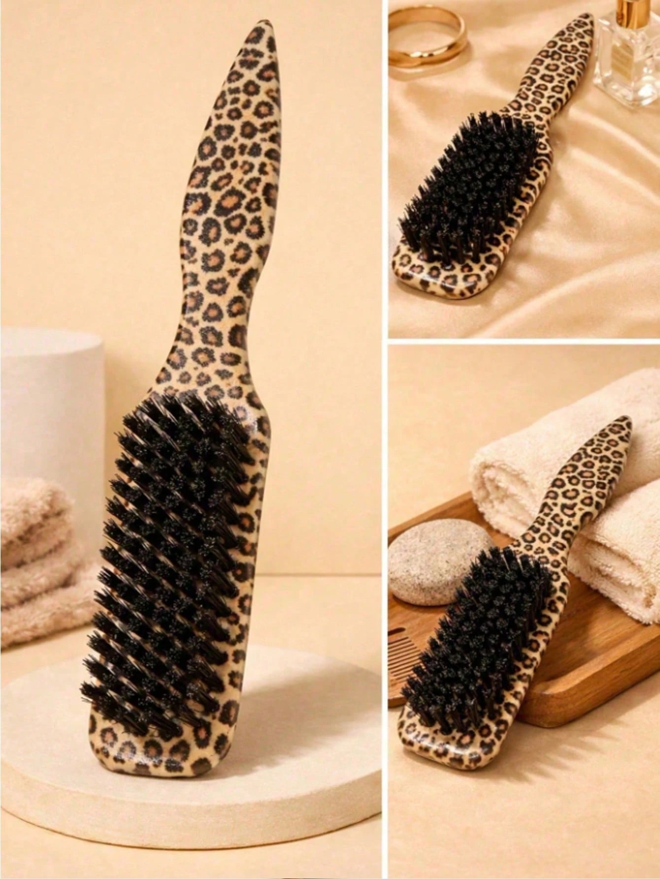 1pc Pointed Mustache Brush, Vintage Pomade Styling Brush, Mustache Brush, Smooth Ponytail Comb- Unisex, Suitable For Fine To Medium Hair, Can Create Various Hairstyles, Smooth Frizzy Hair, Easily Cre