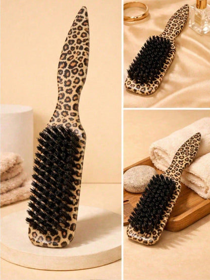 1pc Pointed Mustache Brush, Vintage Pomade Styling Brush, Mustache Brush, Smooth Ponytail Comb- Unisex, Suitable For Fine To Medium Hair, Can Create Various Hairstyles, Smooth Frizzy Hair, Easily Cre