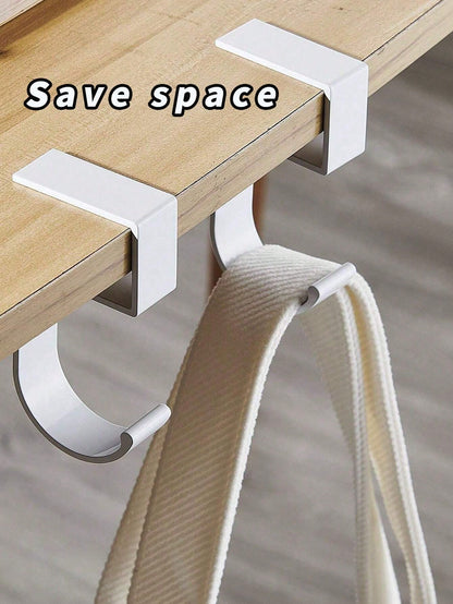 1pc Portable Bag Hook With Anti-Slip Design And Removable Side For Table Desk, Strong Bearing Capacity