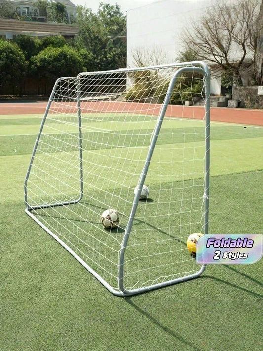 1pc Portable Foldable Soccer Training Net. Quick Setup, No Assembly Required. This Durable Portable Goal Net Is Great For Outdoor Practice, Team Training, And Adult Use. The Product Is Just The Net, E
