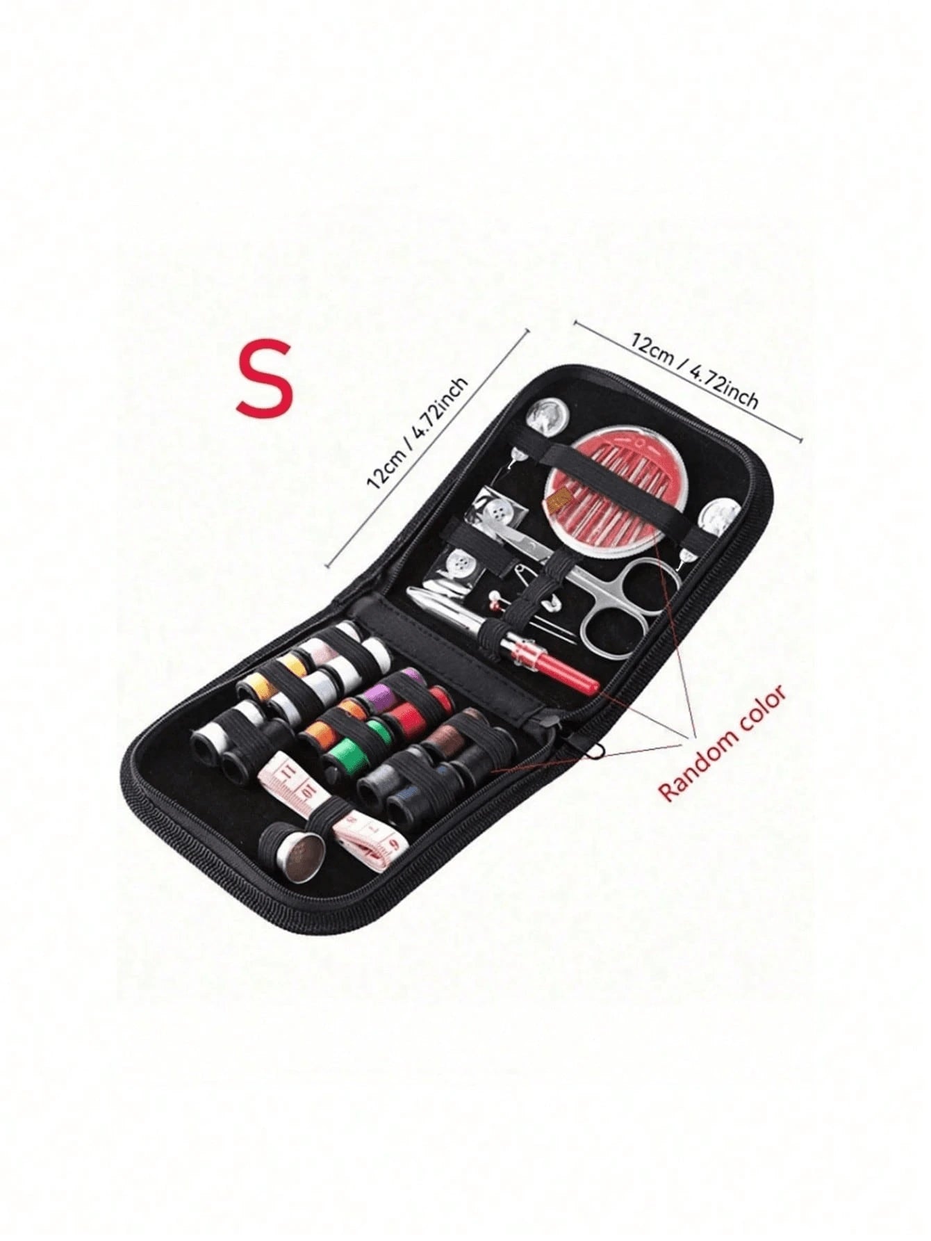 1pc Portable Sewing Kit Household Sewing Tools 10pcs/Set Thread Box Patching Needle Threader Hand Stitching Supplies Valentine DAY, Valentines Wedding, Birthday