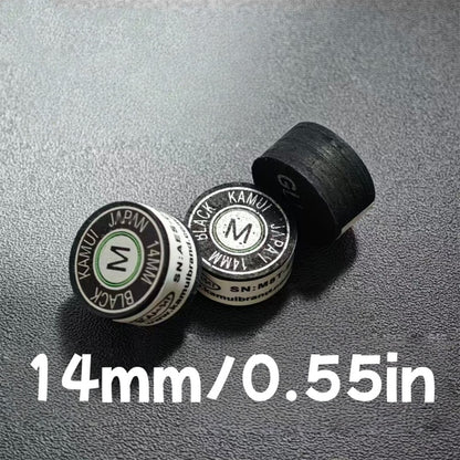 1pc Professional Snooker And English Billiard Cue Tip, High Quality Tip, 14mm, Suitable For Billiards, Snooker, English/Billiard Cue, Billiard Accessories, Competition/Training