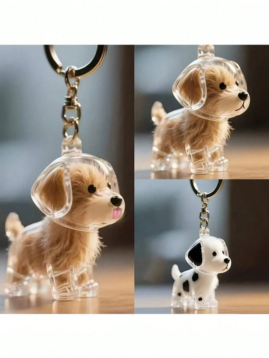 1pc Random Transparent Small Dog Hair Storage Box, Can Be Used To Save And Protect Dog Hair As A Keepsake