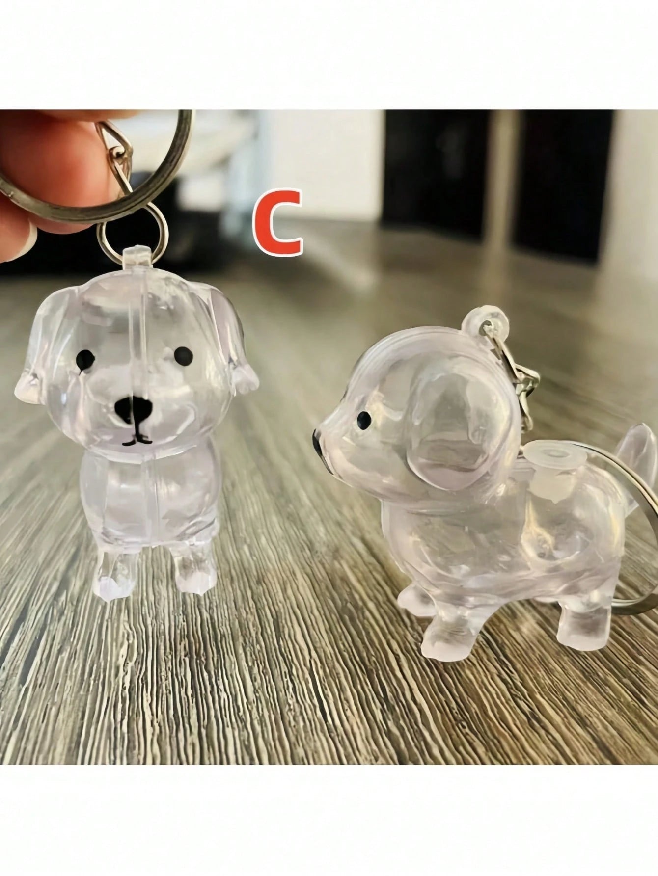 1pc Random Transparent Small Dog Hair Storage Box, Can Be Used To Save And Protect Dog Hair As A Keepsake