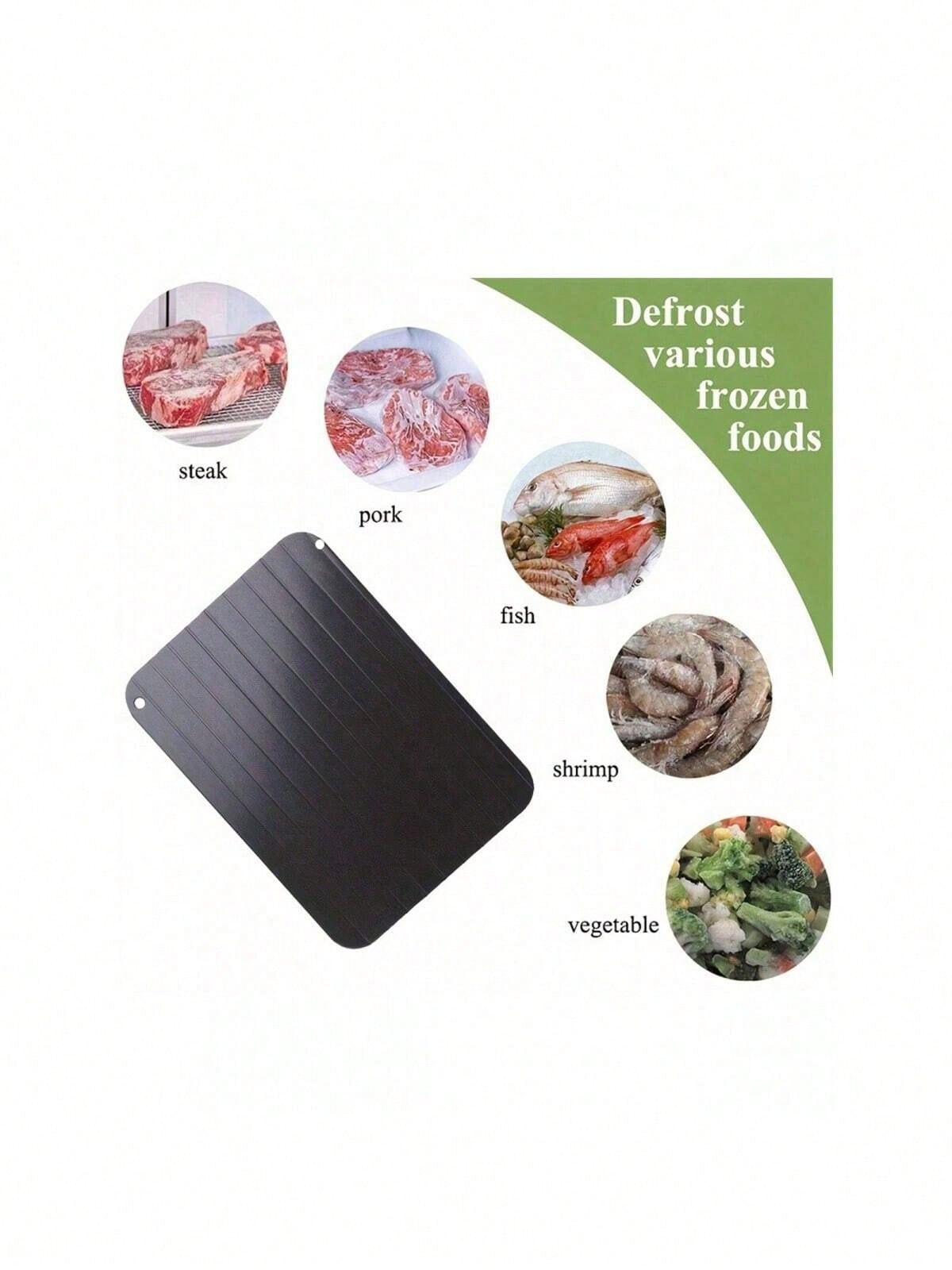 1pc Rapid Defrosting Tray, Quick Defrosting Frozen Food, Meat, Fruit Defrosting Board, Defrosting Tray, Small Camping Tool