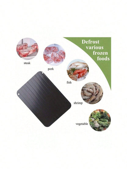 1pc Rapid Defrosting Tray, Quick Defrosting Frozen Food, Meat, Fruit Defrosting Board, Defrosting Tray, Small Camping Tool