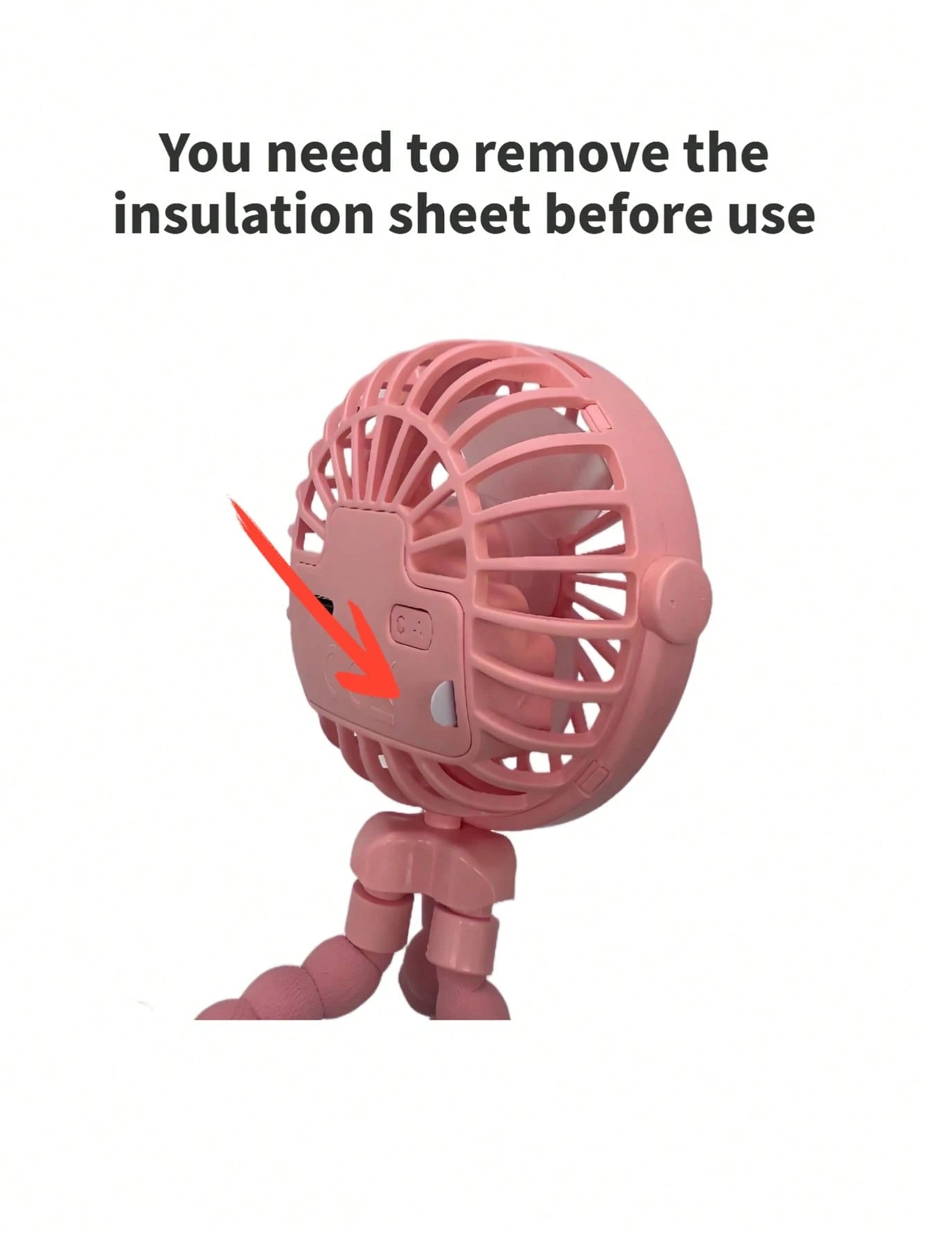 1pc Rechargeable Octopus Shaped Handheld Fan, Suitable For Home, Commute, Outdoor, Cycling, Adults & Kids, Portable Multi-Function With Tripod, Battery Capacity: 500mAh (Tripod Is Fragile, Please Do N