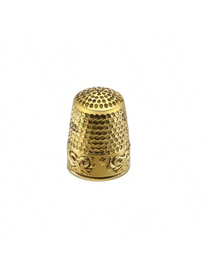 1pc Retro Sewing Needle, Stainless Steel Sewing/Cutting Finger Protector Thimble, Hand Sewing Needle Cover For Stitching