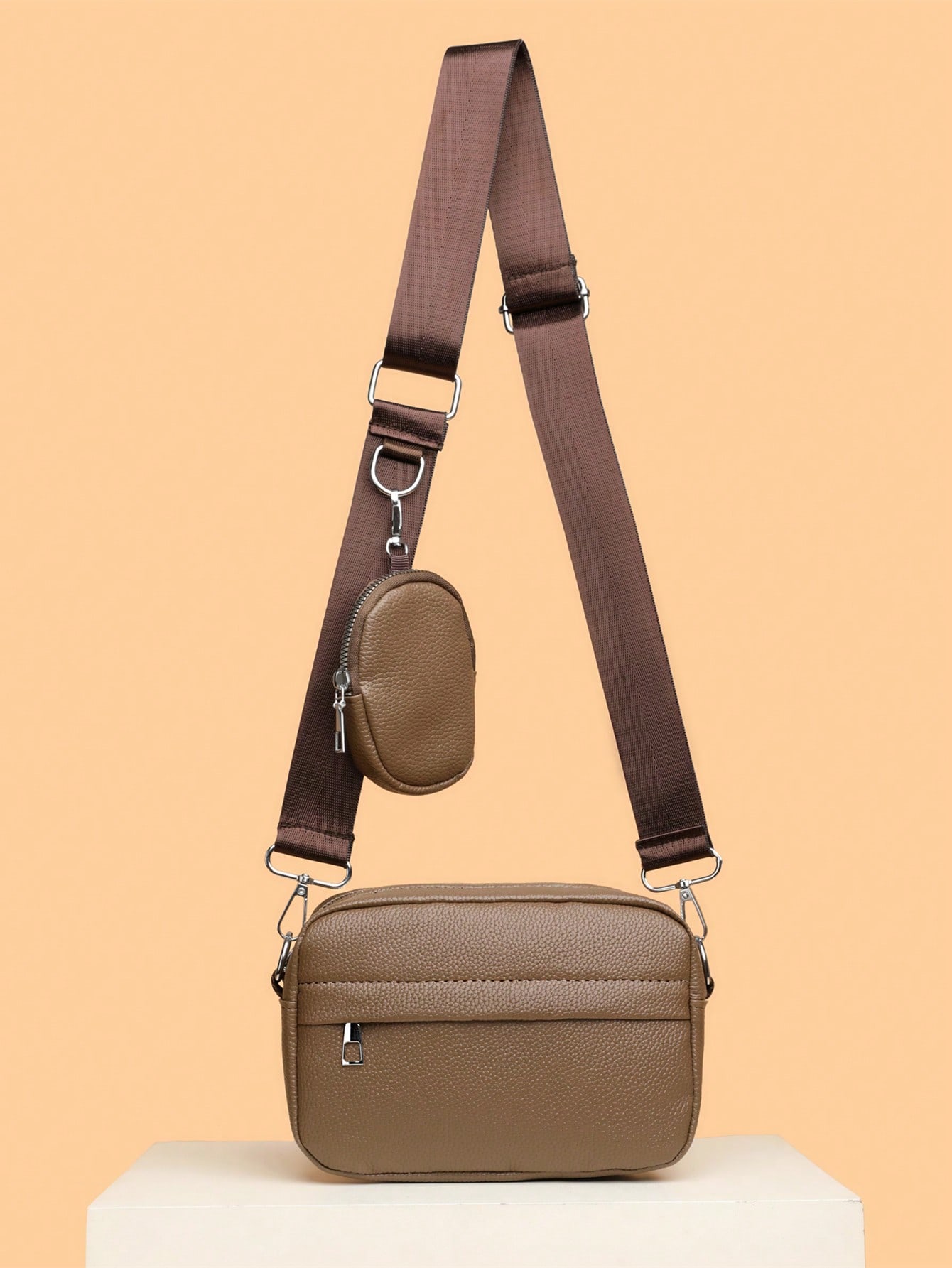 1pc Reusable Canvas Tote Bag, Large Capacity, Casual Minimalist Design, Suitable For Travel, Sports, School, Outdoor, University And Other Occasions, Men's Handbag, Fits Laptop, Winter Storage Bag, Co