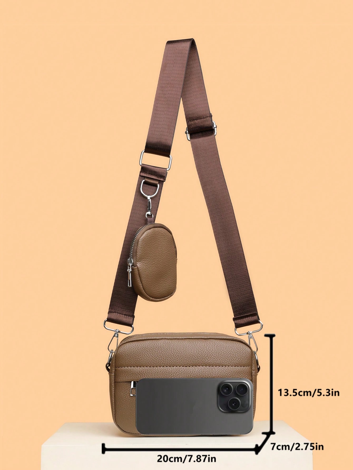 1pc Reusable Canvas Tote Bag, Large Capacity, Casual Minimalist Design, Suitable For Travel, Sports, School, Outdoor, University And Other Occasions, Men's Handbag, Fits Laptop, Winter Storage Bag, Co