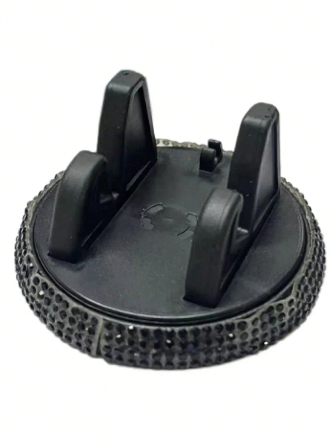 1pc Rhinestone Car Phone Holder, Cute Women's Design, Horizontal & Vertical Screen, Center Console Navigation Support Stand For Car