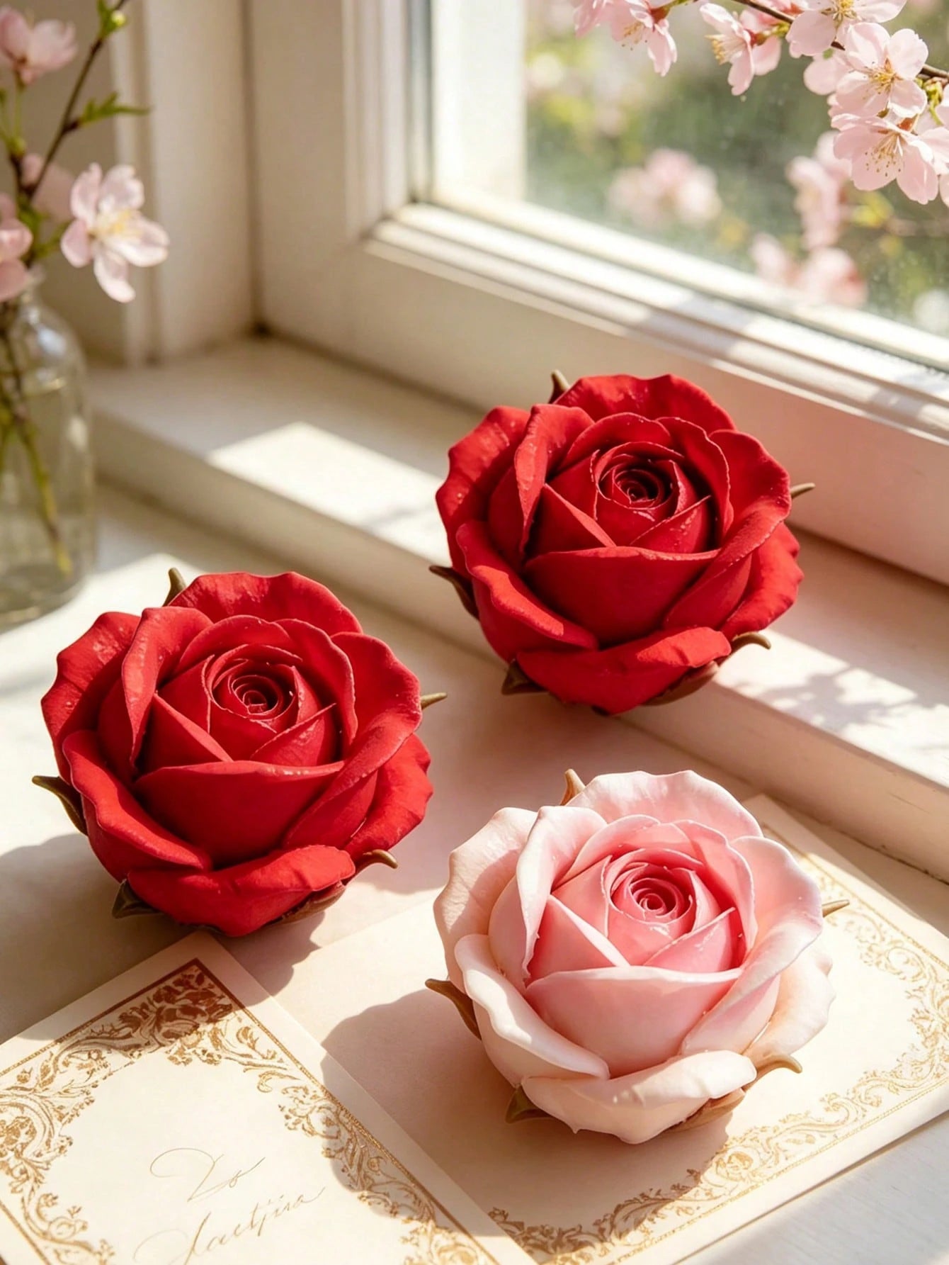 1pc Rose Bud Silicone Candle Mold Exquisite Flower Shape Non-Stick Reusable For Aromatherapy Candle Gypsum Resin Soap DIY Romantic Home Decor Valentine's Day Craft Supplies