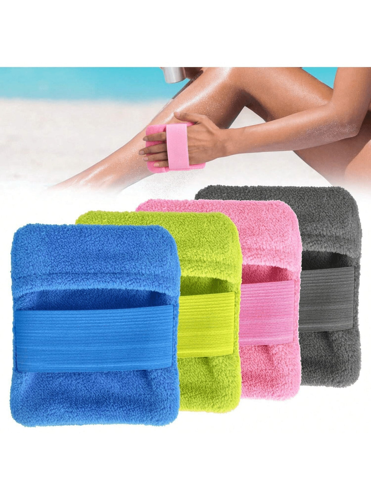 1Pc Sand Removing Beach Bag, Reusable Quick Dry Microfiber Sand-Free Pouch Easy Shake Off Sand For Feet Hands Legs Body Soft Fluff Lightweight Portable Travel Pouch Beach Pool Camping Picnic Vacation