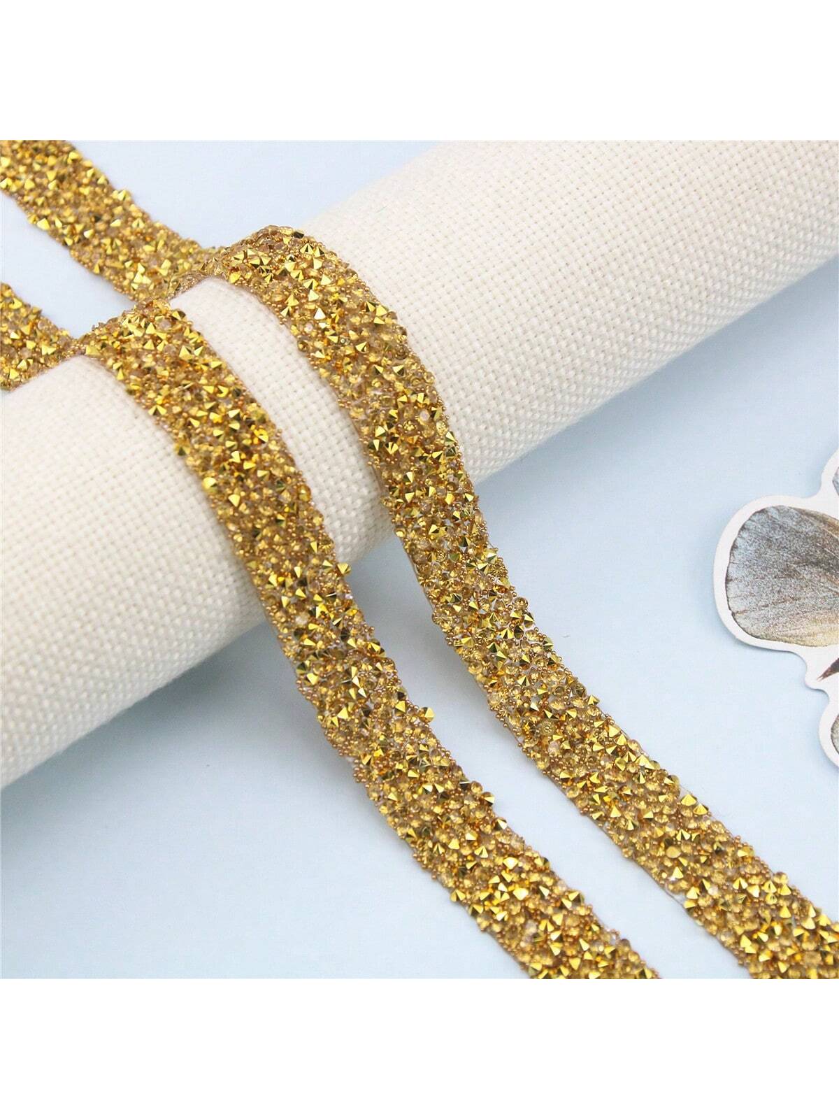 1pc Self-Adhesive Resin Rhinestone Trims Clothing Accessories DIY Decor
