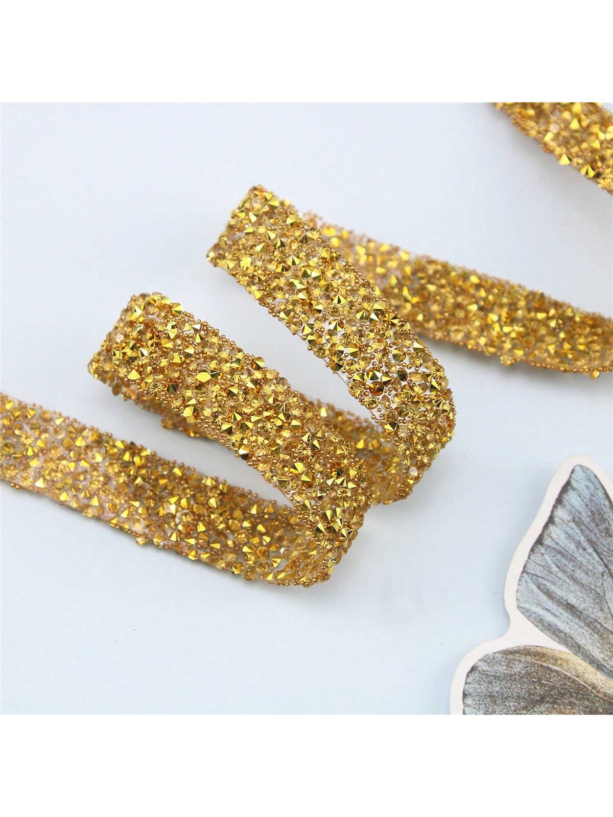 1pc Self-Adhesive Resin Rhinestone Trims Clothing Accessories DIY Decor