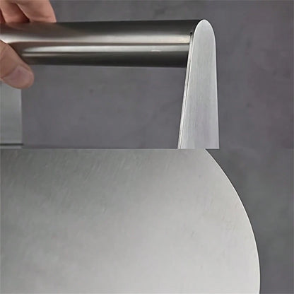 1pc Stainless Steel Burger Press And 100 Patty Separation Papers, Round Patty Maker For BBQ And Frying Pan, Meat Masher Tool For Grilling And Cooking, Meat Press, Burger Mold