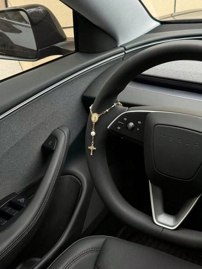 1pc Steering Wheel Bead Pendant| Bead Car Pendant Accessories| Car Decoration| Car Pendant| Unique And Fashionable Car Pendant Decoration, Father's Day Gift, Ideal Gift
