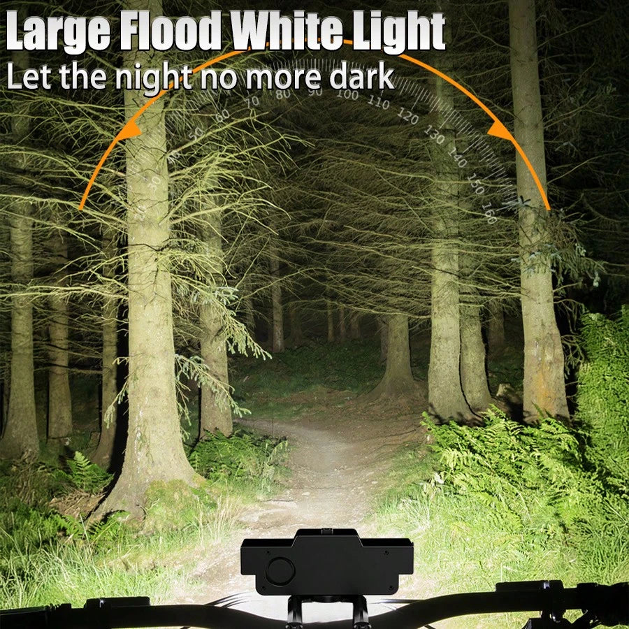 1pc Super Bright LED Bicycle Light, USB Rechargeable Bicycle Front Light, Waterproof Bicycle Front Light, Daytime Running Light, Mountain Bike Off-Road Riding Commuting Light