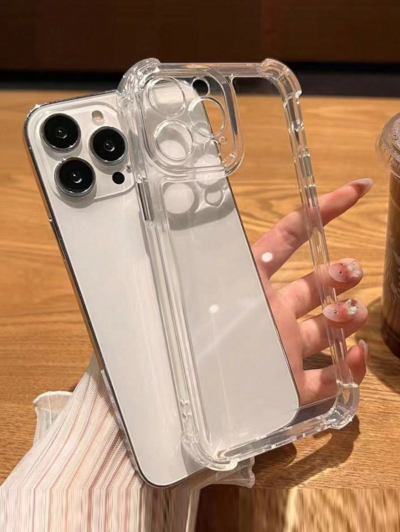 1PC Thicker Anti-Yellow Anti-Drop Phone Case Compatible With Iphone Waterproof Shockproof Scratch ResistantYOUR-BELOVED-PHONE Christmas Gifts Christmas Gifts,New Year Gifts,Valentine's Day Gifts