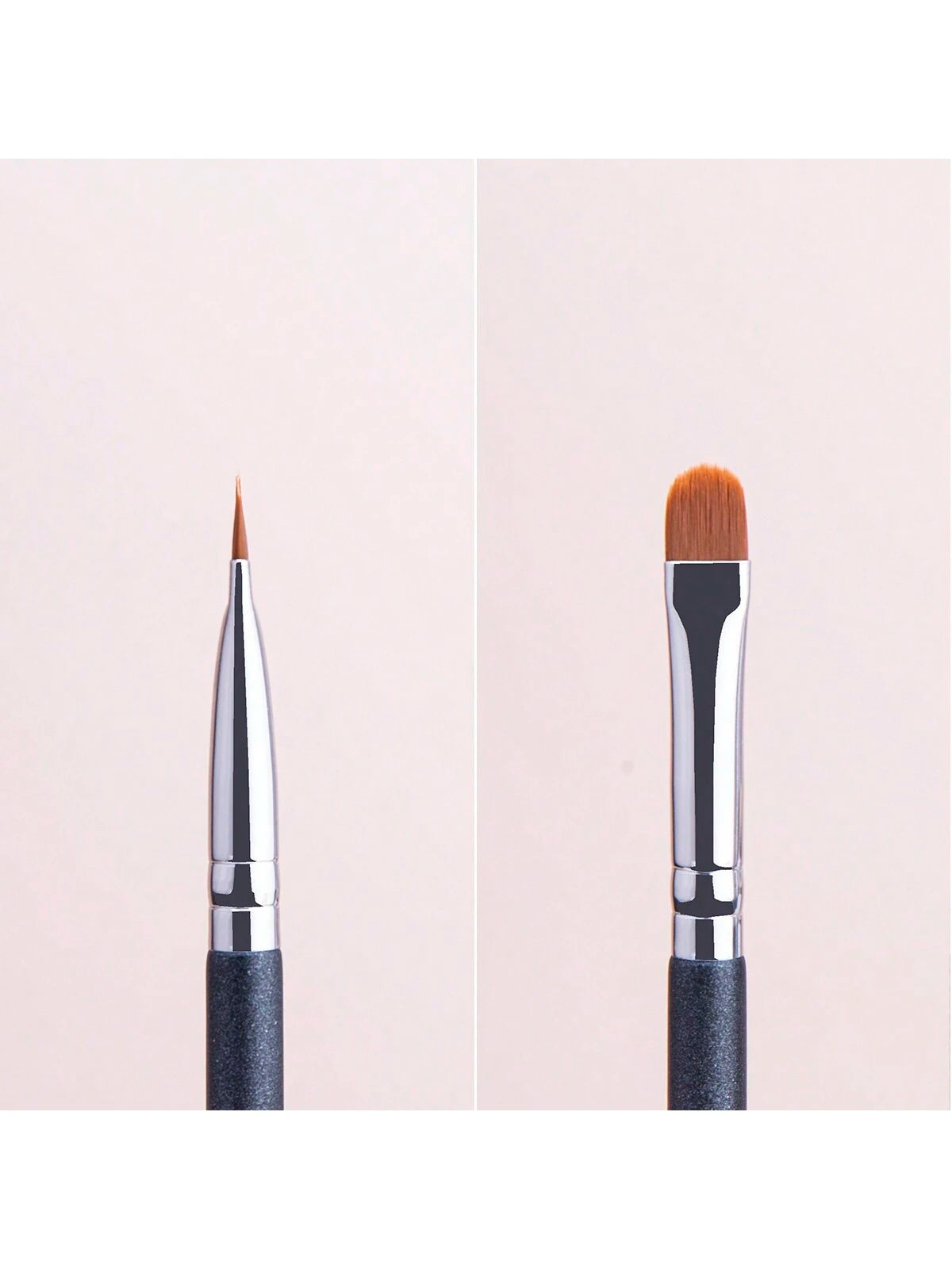 1pc Thin Flat Round Line Brush For Precise Foundation & Concealer Makeup,Foundation Brush,Concealer Brush,Blush Brush,Contour Brush,Blush Brush,Bronzer Brush,Powder Brush,Foundation Brush,Blush Brush
