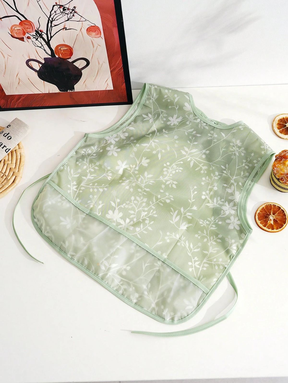 1PC Toddler Sleeveless Feeding Bib,Baby Bib,Washable Soft Toddler Bibs