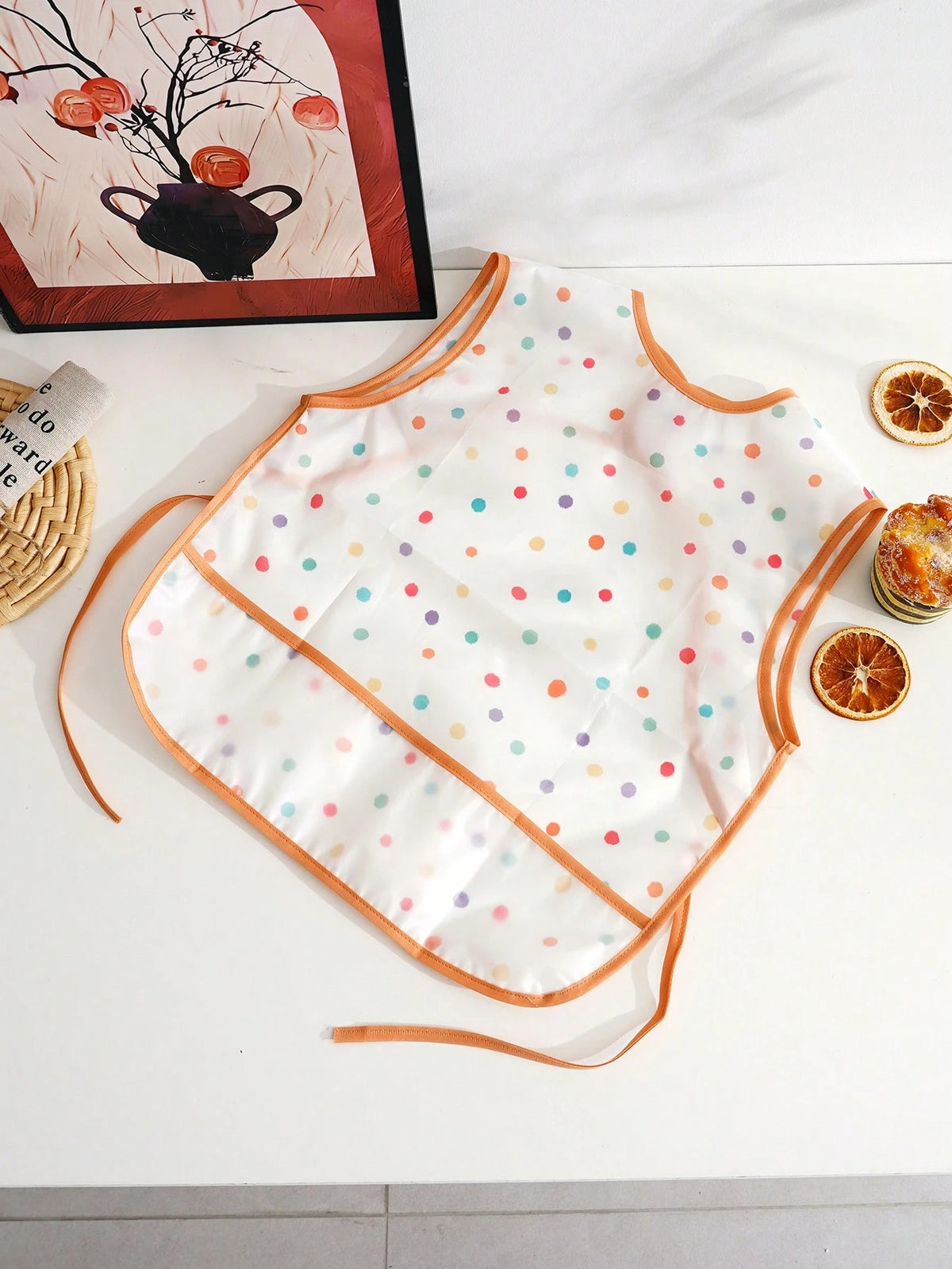 1PC Toddler Sleeveless Feeding Bib,Baby Bib,Washable Soft Toddler Bibs