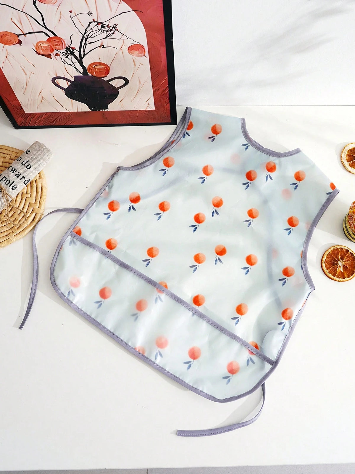 1PC Toddler Sleeveless Feeding Bib,Baby Bib,Washable Soft Toddler Bibs
