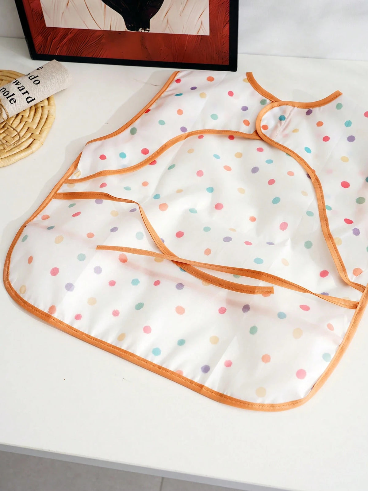 1PC Toddler Sleeveless Feeding Bib,Baby Bib,Washable Soft Toddler Bibs