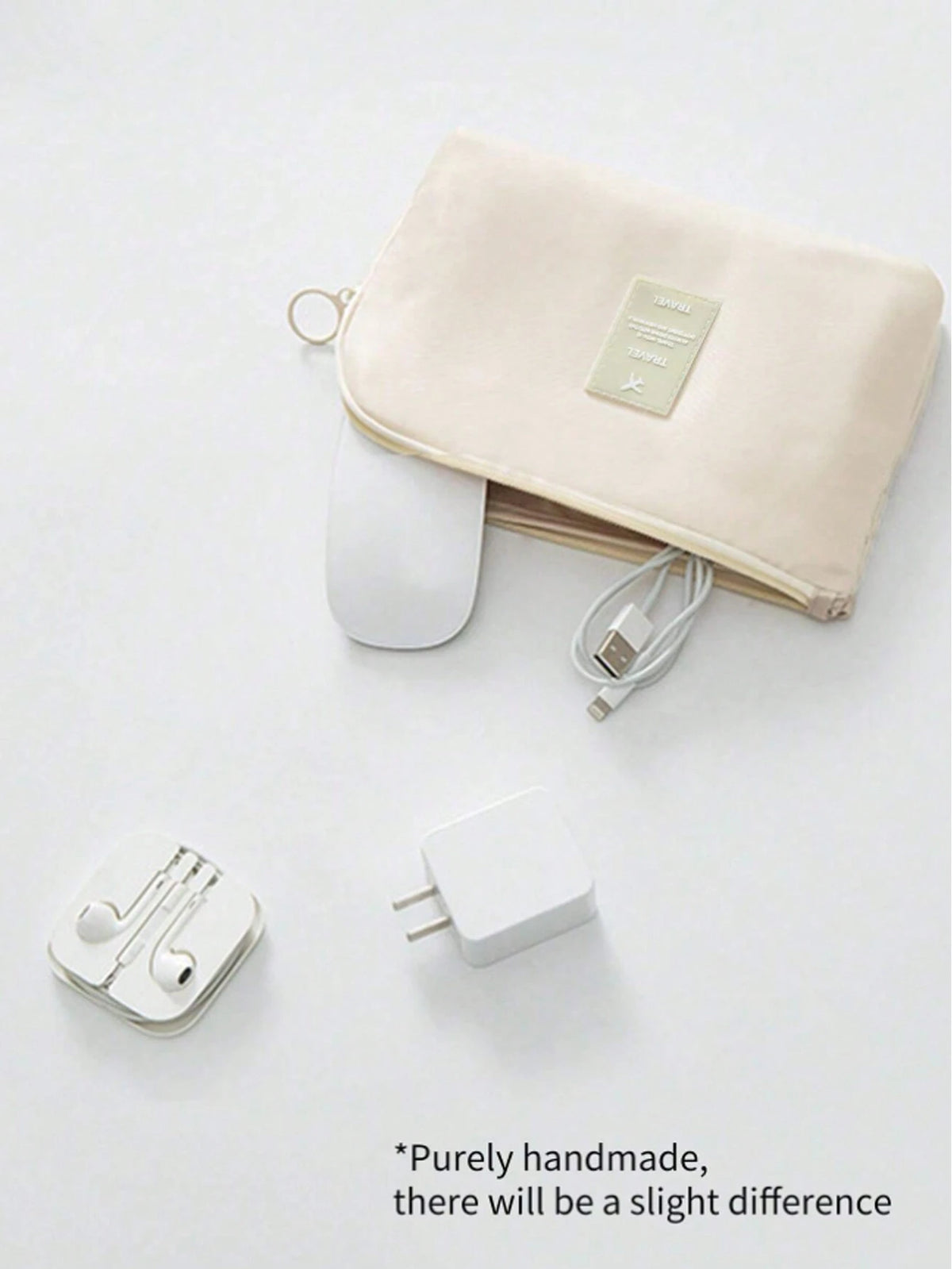 1pc Travel Accessories Cable Organizer Bag, Portable Digital USB Electronics Storage Pouch, Travel Charger Holder, Data Cable Organizer