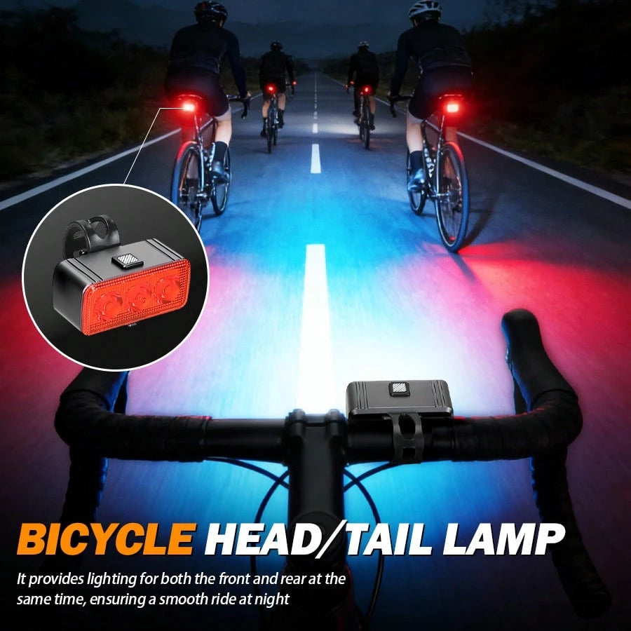 1PC Ultra-Bright Bicycle Lights Suitable For Night Riding, Rechargeable Multi-Mode Waterproof Taillights, Bicycle Accessories