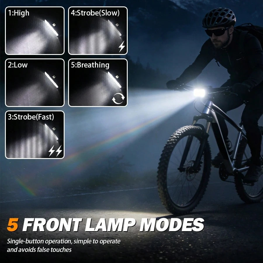 1PC Ultra-Bright Bicycle Lights Suitable For Night Riding, Rechargeable Multi-Mode Waterproof Taillights, Bicycle Accessories