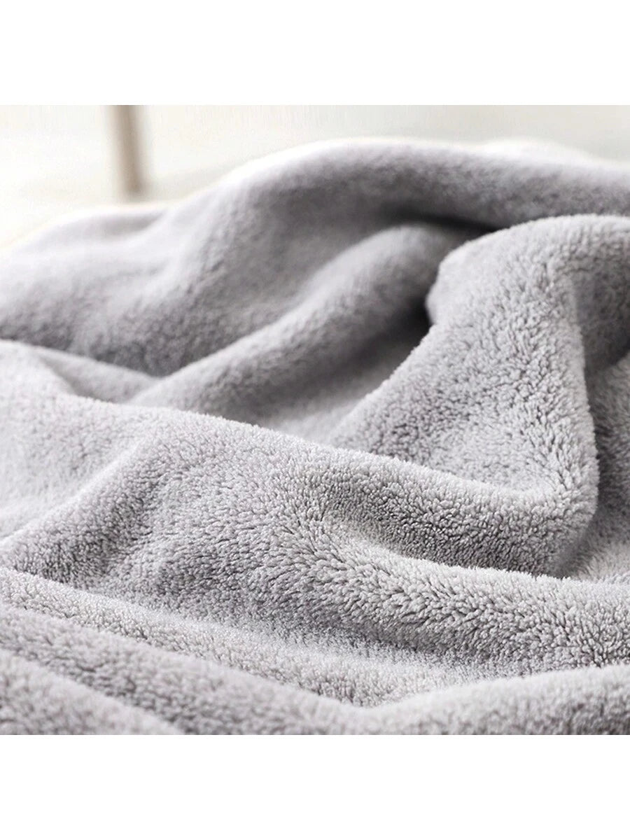1pc Unisex Baby Animal Face Hooded Towel, Unique Animal Design Super Soft Newborn Bath Towel, Essential Baby Hooded Towel, Children Bathrobe For Bathroom Use